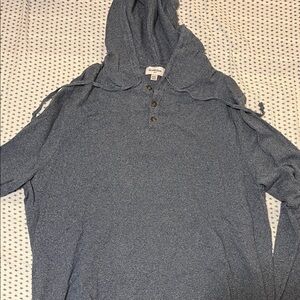 Goodfellow & Co Men's Heathered Blue Hoodie Sweater